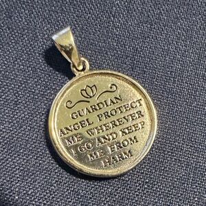 Silver Guardian Angel Pendant 925